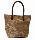Cowhide Tote Bag | Exotic Brown Speckled Hair-On