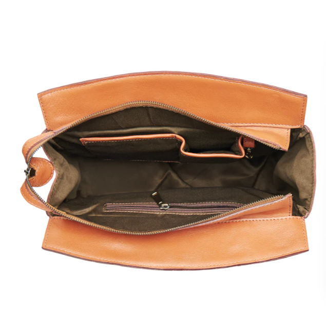 LEATHER HANDBAG