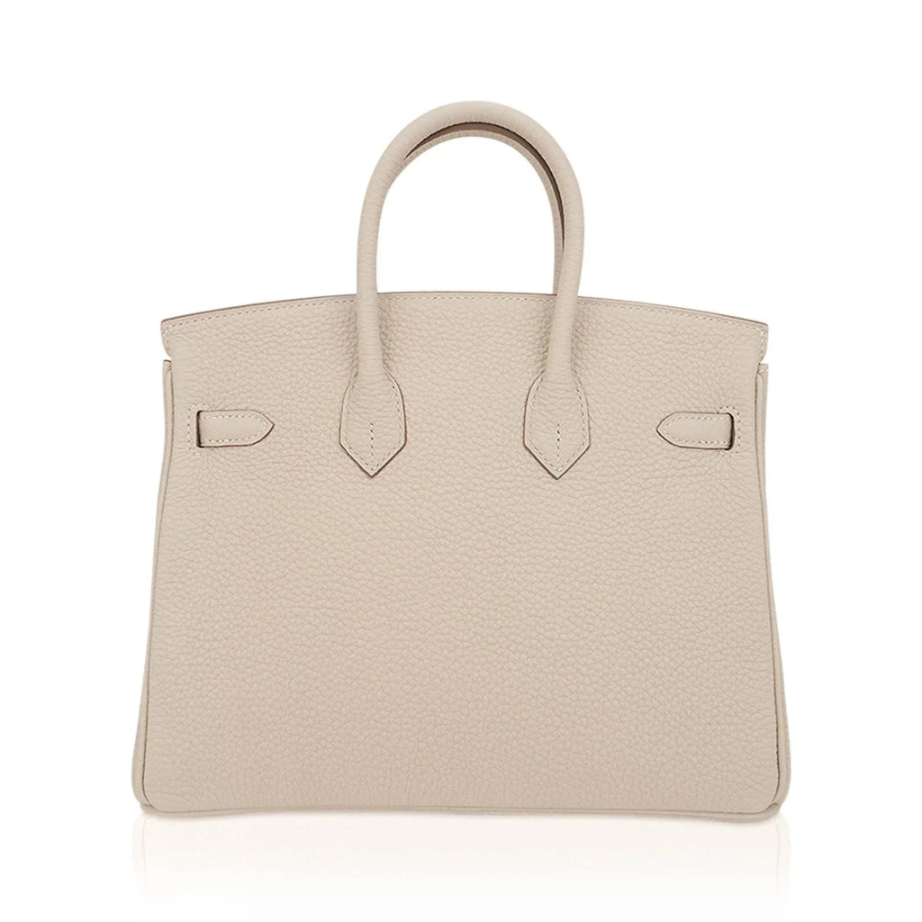 Birkin 25 Bag Craie Togo Leather with Rose Gold Hardware