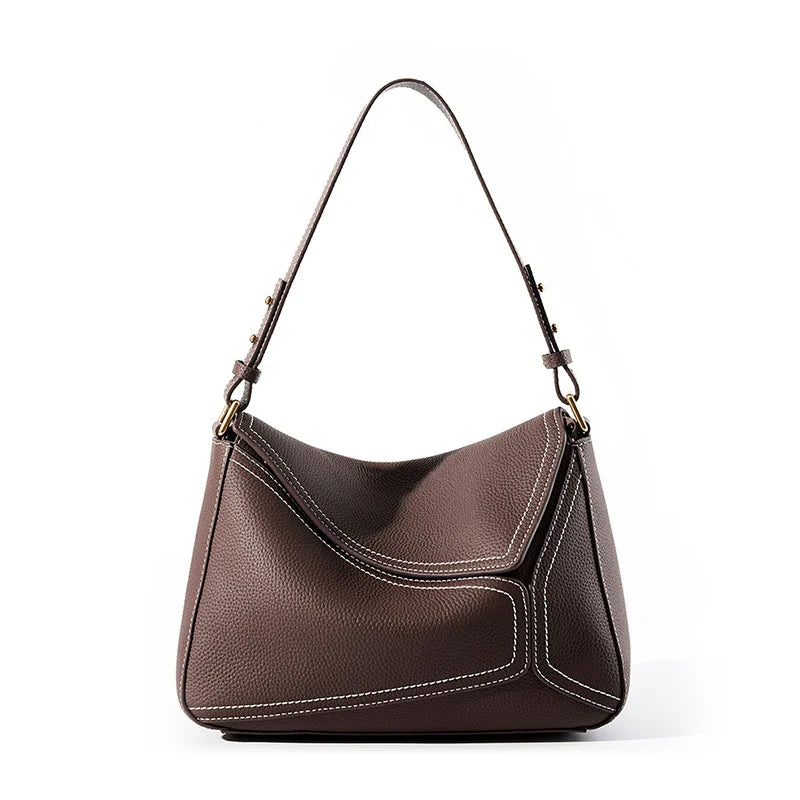Minimal Leather Everyday Bag