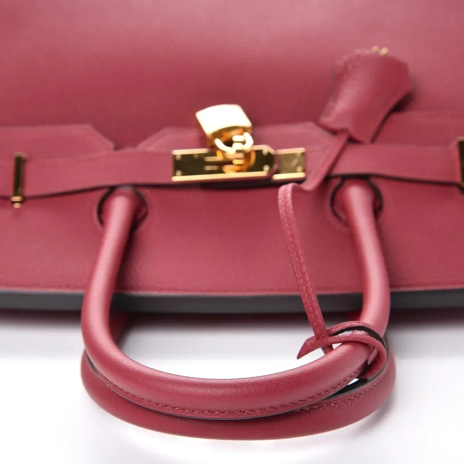 Birkin 25cm Rouge H Bordeaux Red Gold Hardware Bag Y Stamp