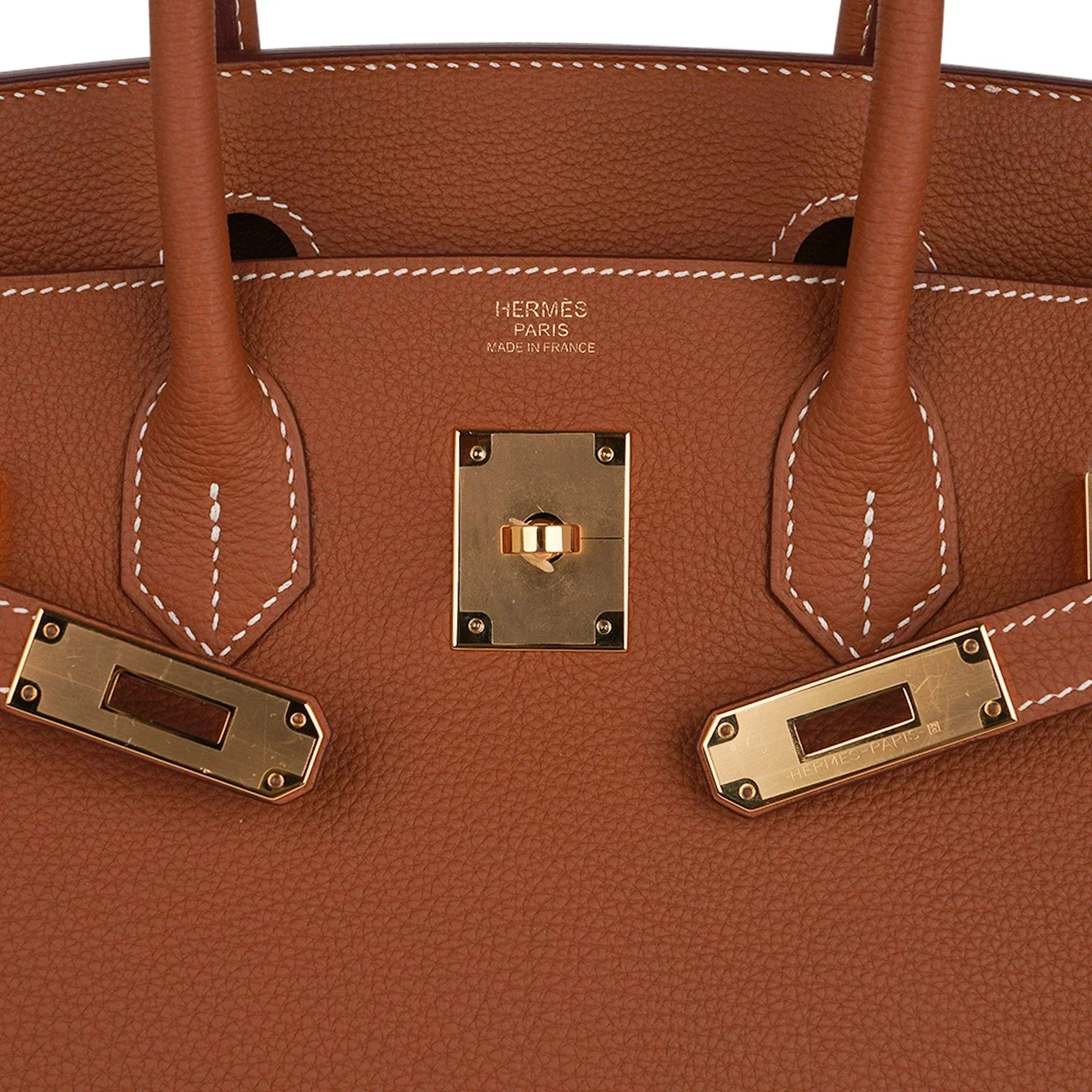 Birkin 30 Bag Gold Togo Leather Gold Hardware